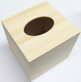 Kleenexbox quadratisch 12.5x11x12.5cm